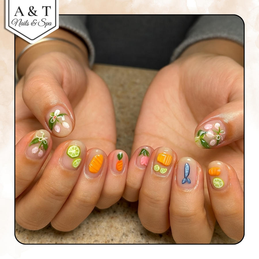 Halloween nail design